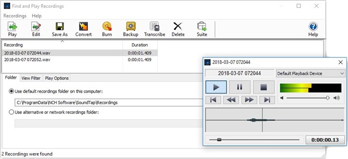 SoundTap 查找和播放
